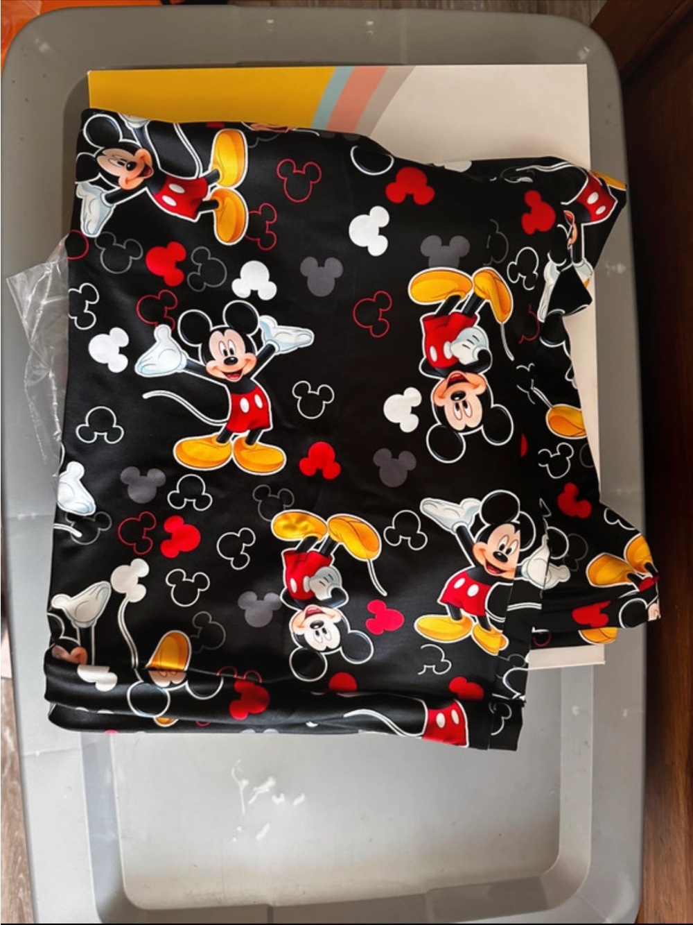 Mickey Mouse Black Wonderfold Wagon Cover - Official Character Print